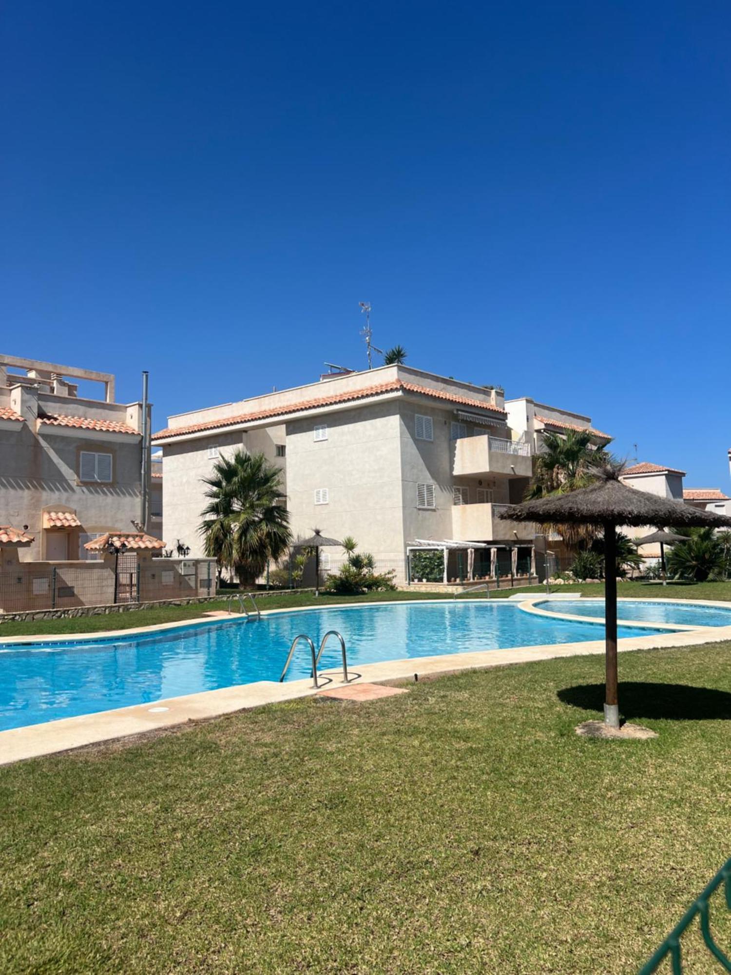Piso Con Ac, Piscina Y Pista De Padel Y Tenis En Águilas Kültér fotó